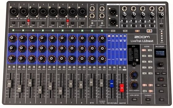 Συμπαγές Πολυκάναλο Στούντιο Zoom LiveTrak L12next Συμπαγές Πολυκάναλο Στούντιο - 1