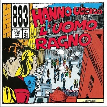 LP ploča 883 - Hanno Ucciso L'Uomo Ragno (180 g) (Limited Edition) (Red With Yellow Splatter Coloured) (LP) - 1