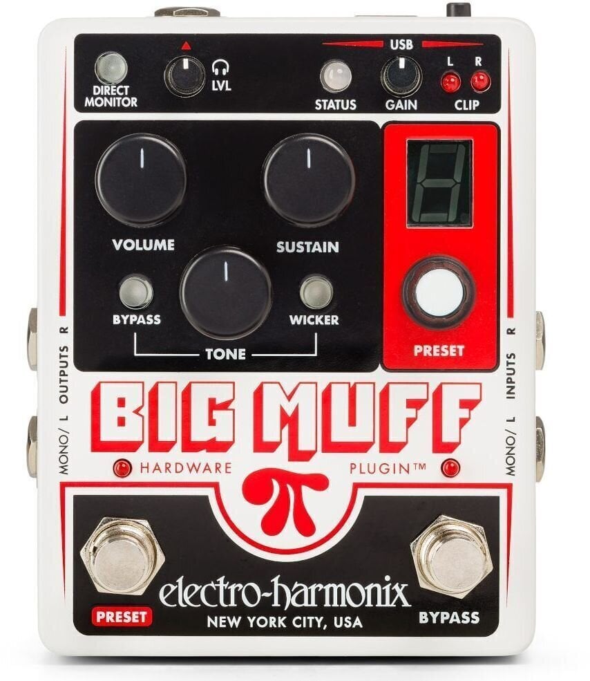 Guitar Effect Electro Harmonix Big Muff Pi Hardware Plugin Guitar Effect
