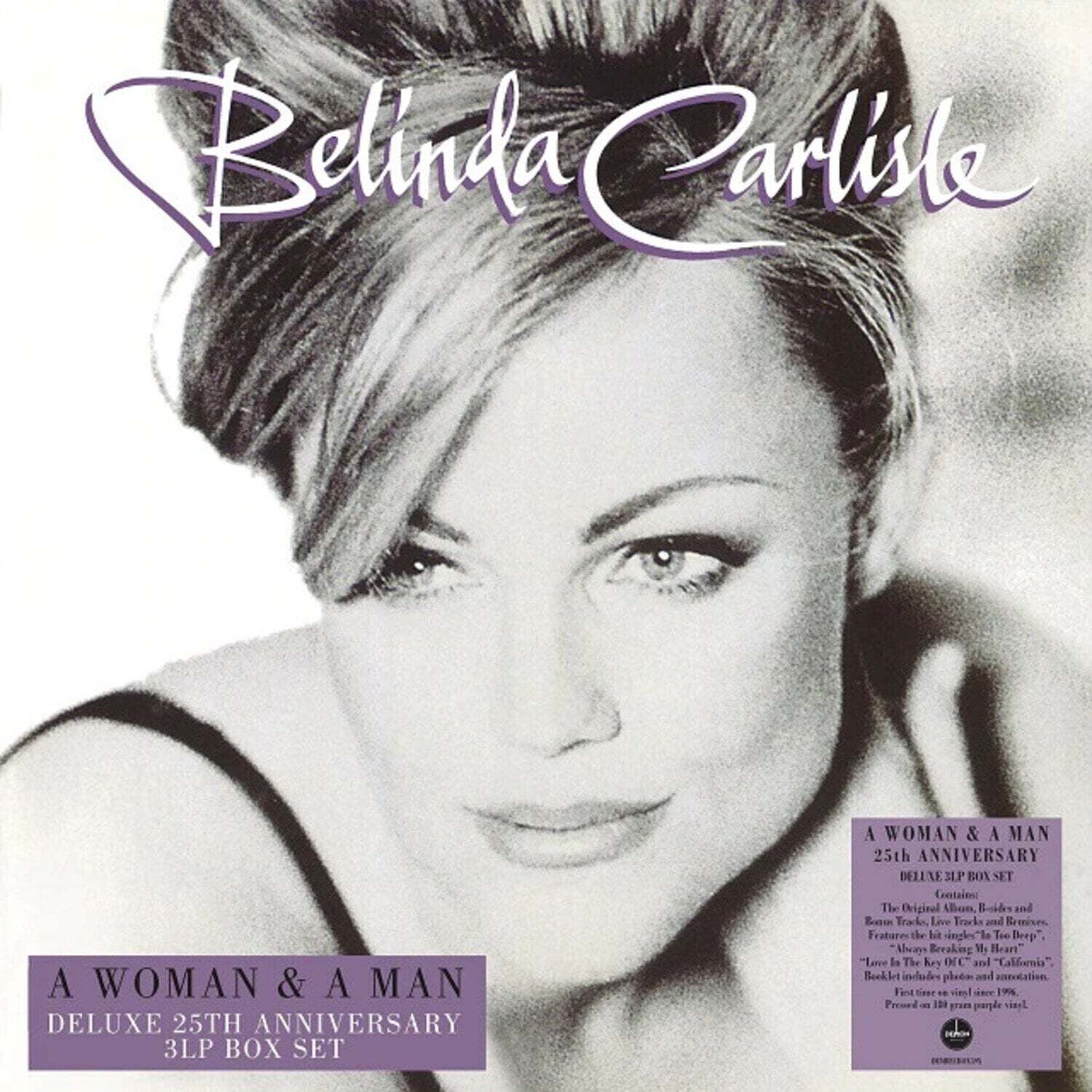 LP ploča Belinda Carlisle - A Woman & A Man (25th Anniversary/Deluxe/Limited Edition) (Purple Coloured) (180 g) (3 LP)