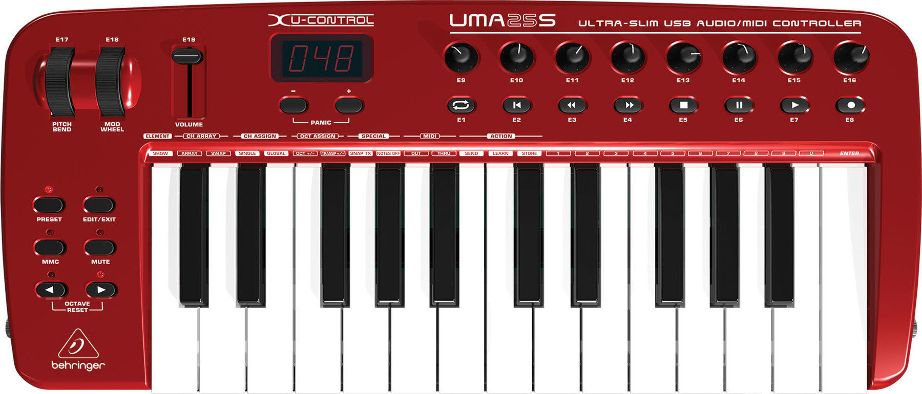 MIDI Πληκτρολόγιο Behringer UMA 25S