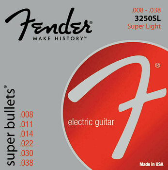 Snaren voor elektrische gitaar Fender Super Bullet Strings 8-38 - 1