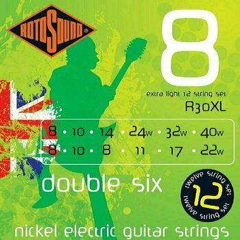 Elektromos gitárhúrok Rotosound Roto 30XL - 1