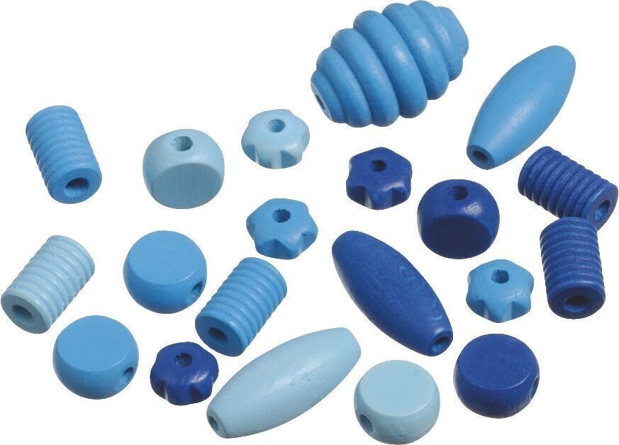 Dječje perle Knorr Prandell Mješovite drvene perle 20 kom-Blue