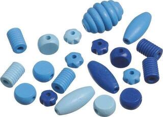 Mărgele pentru bebeluși Knorr Prandell Mărgele mixte din lemn 20 buc.-Blue