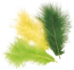 Materiale Knorr Prandell Marabou Feathermix 10 cm Light Green 15 pcs