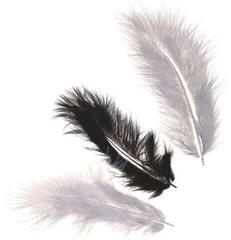 Materiale Knorr Prandell Marabou Feathermix 10 cm Black 15 pcs