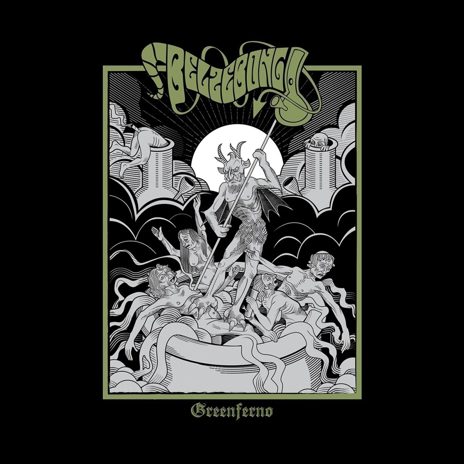 LP ploča Belzebong - Greenferno (Green/Red/Black Splatter Coloured) (LP)