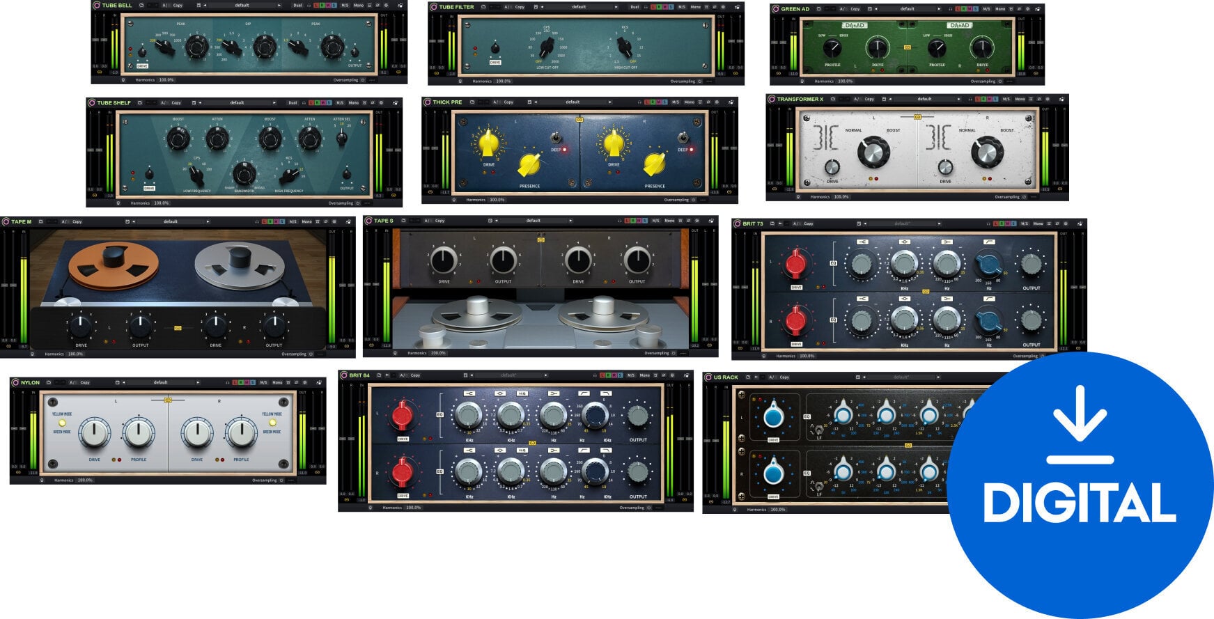 Software Plug-In FX Processor Three-Body Technology 12in1 Complete Bundle (Digital product)