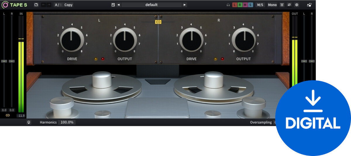 Studio-Effekt-Plugin Three-Body Technology Tape S AI (Digitales Produkt)