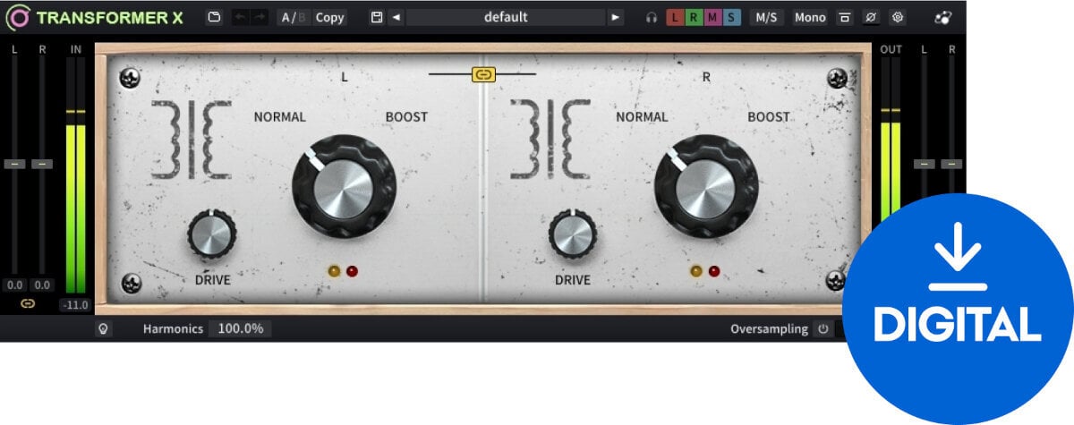 Студио софтуер Plug-In ефект Three-Body Technology Transformer X (Дигитален продукт)