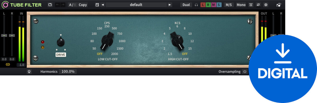 Software Plug-In FX Processor Three-Body Technology Tube Filter (Digital product)
