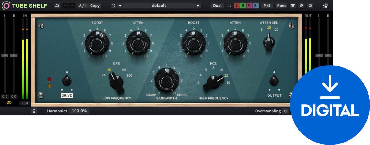 Procesador de efectos de complemento de software Three-Body Technology Tube Shelf (Producto digital)