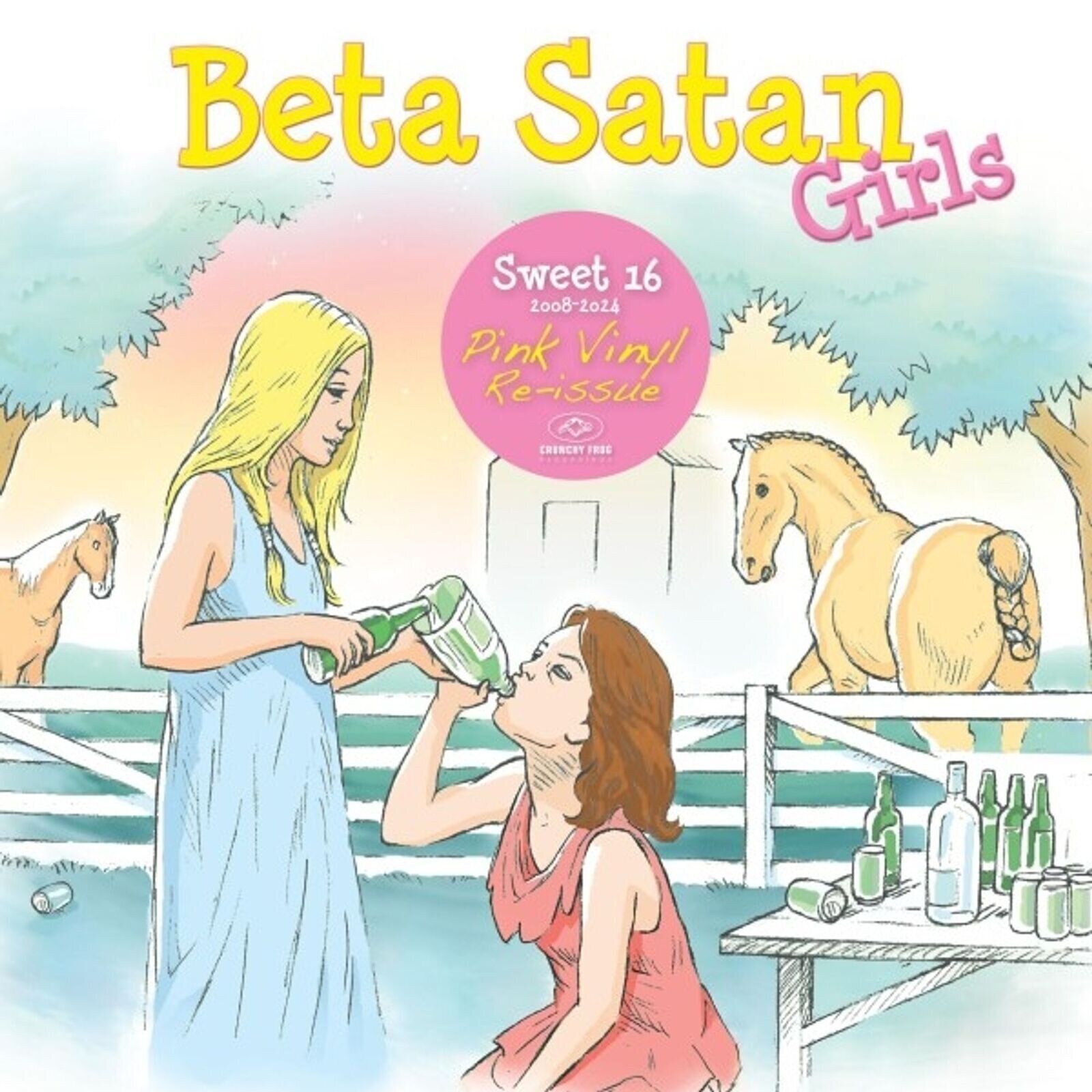 LP ploča Beta Satan - Girls (Reissue) (Limited Edition) (Pink Coloured) (LP)