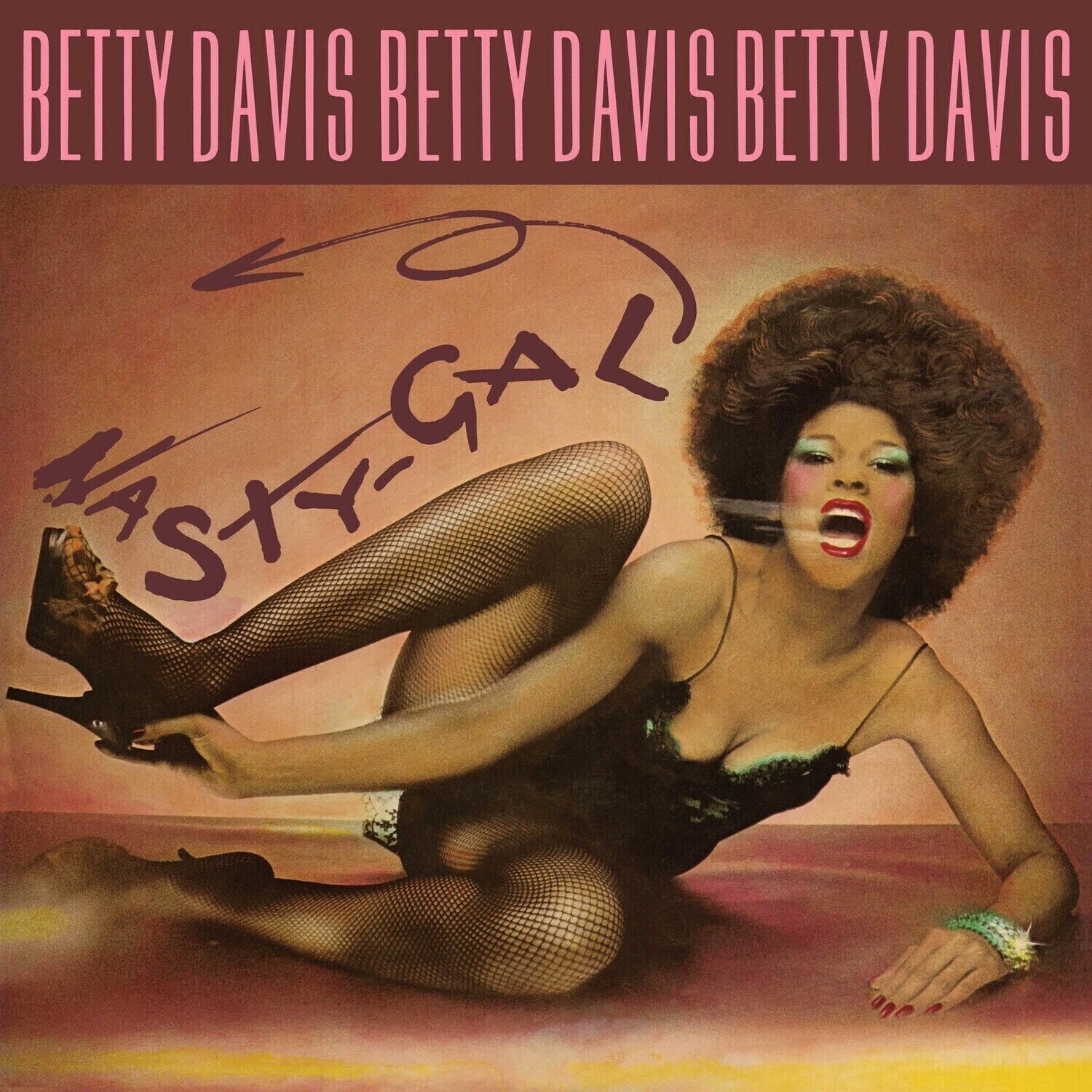 LP ploča Betty Davis - Nasty Gal (Limited Edition) (Reissue) (Remastered) (Clear Pink & Yellow Splatter) (LP)