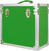 Veske/etui til LP-plater Steepletone 12 Inch Vinyl Record Storage Box Green and Metal Trim