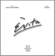 Δίσκος LP Andrew Lloyd Webber - Evita (Limited Edition) (White Coloured) (LP)