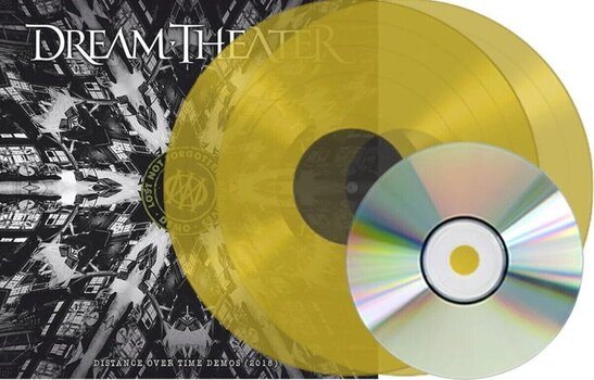 Disc de vinil Dream Theater - Distance Over Time Demos (2018) (Transparent Sun Yellow Coloured) (180g) (2 LP + CD) - 1