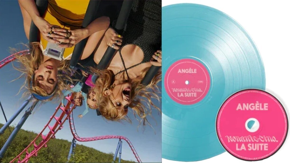 Disc de vinil Angèle - Nonante-Cinq La Suite (Blue Curaçao Coloured) (LP + CD)