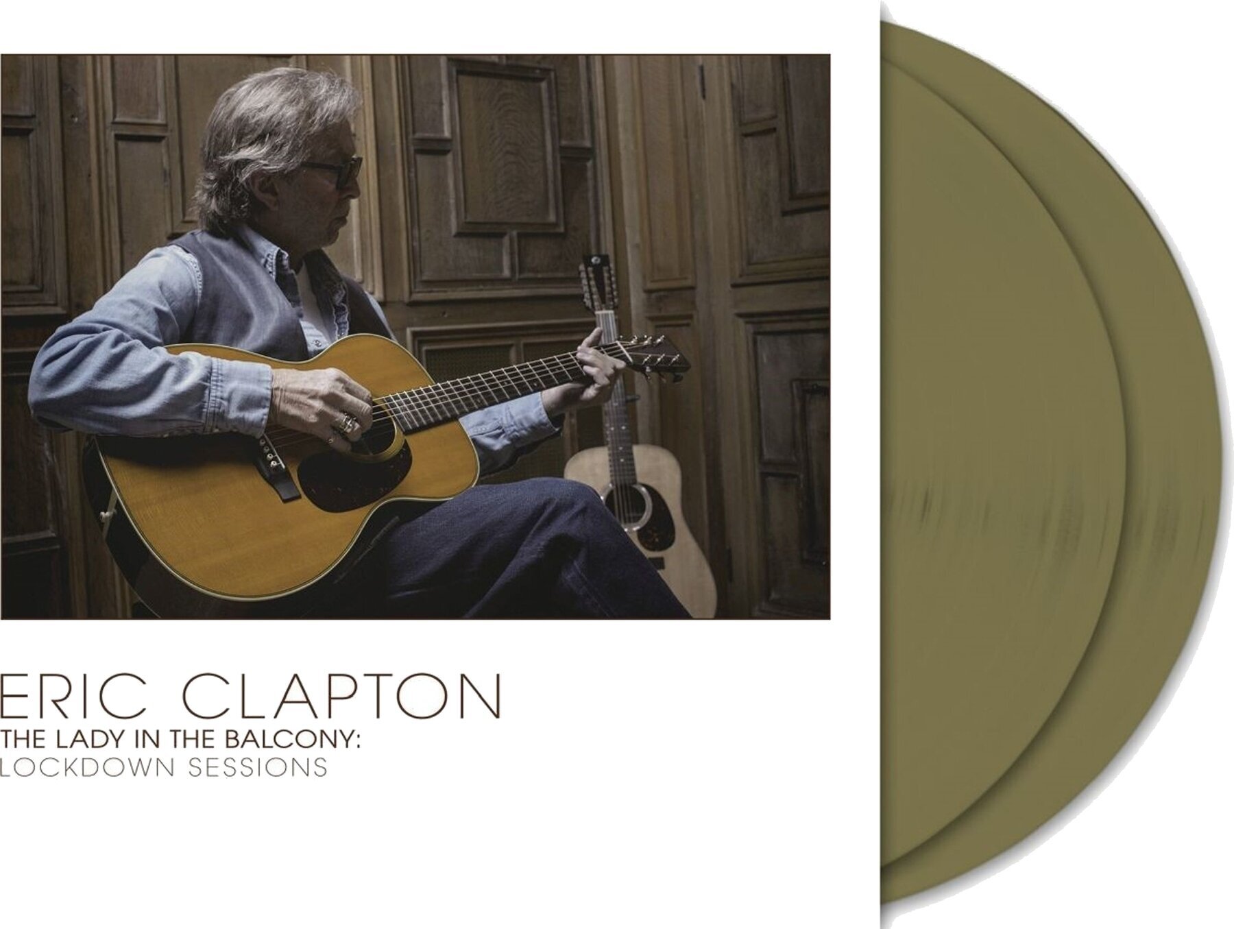 Disc de vinil Eric Clapton - The Lady In The Balcony: Lockdown Sessions (Limited Edition) (Gold Coloured) (180g) (2 LP)