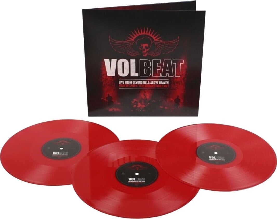 LP ploča Volbeat - Live From Beyond Hell / Above Heaven (Red Coloured) (3 LP)