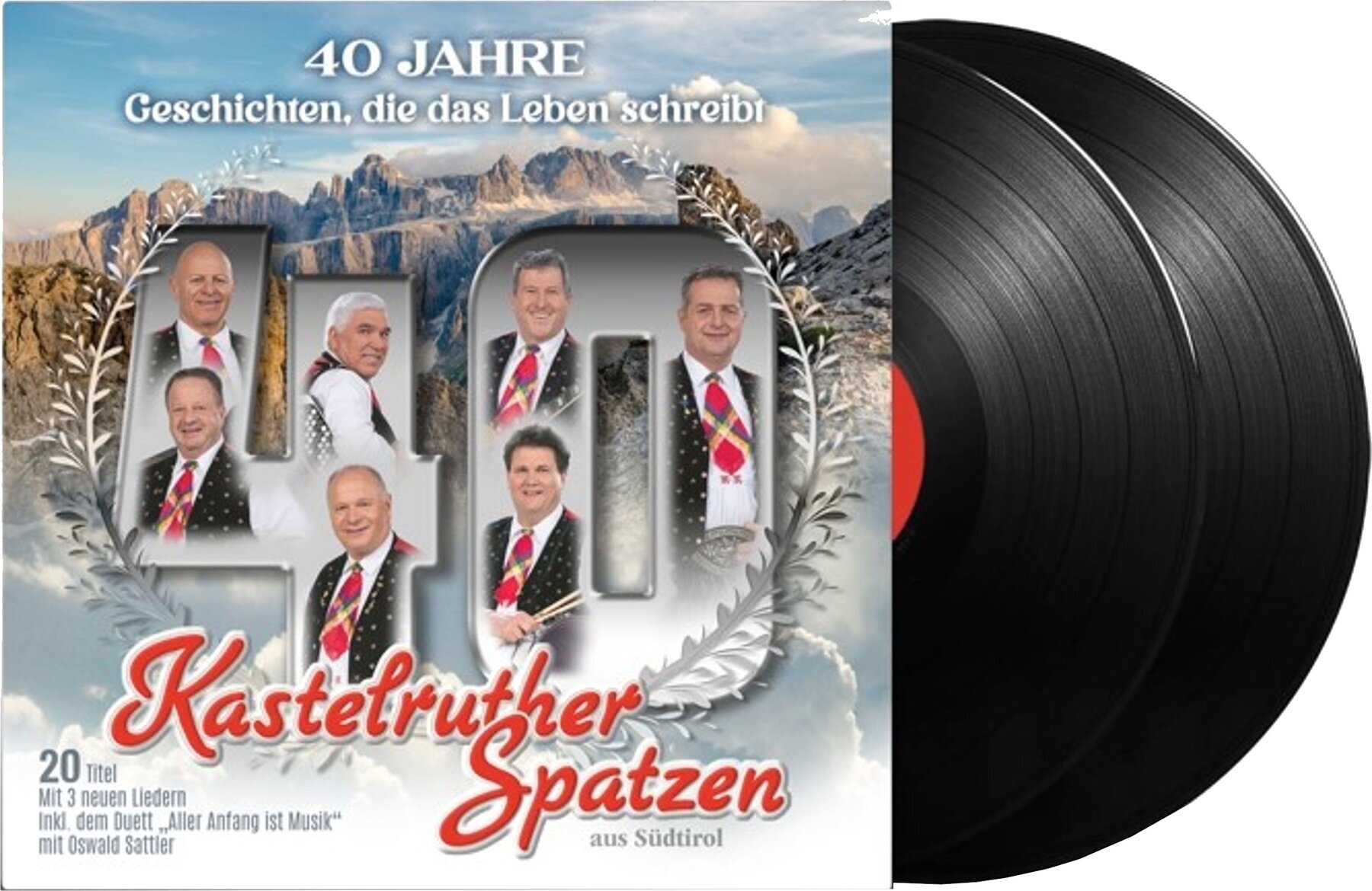 Disc de vinil Kastelruther Spatzen - 40 Jahre - Geschichten, Die Das Leben Schreibt (2 LP)