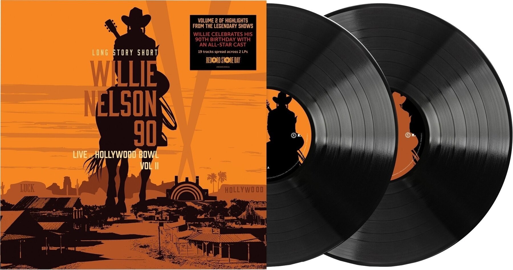 LP ploča Willie Nelson - Long Story Short: Willie Nelson 90 (Live At The Hollywood Bowl Vol II) (Record Store Day) (2 LP)