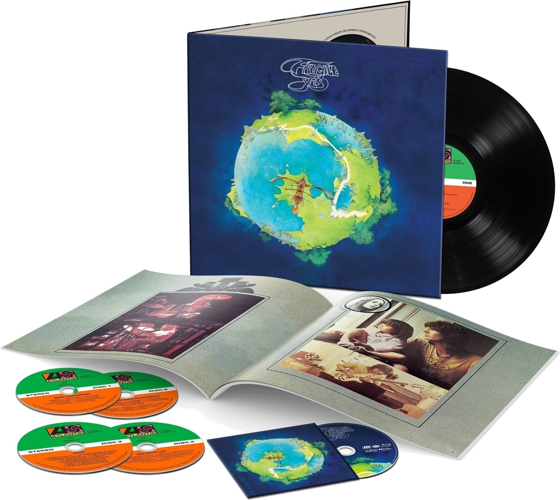 Vinylplade Yes - Fragile (Reissue) (Remastered) (Box Set) (LP + 4 CD + Blu-ray)