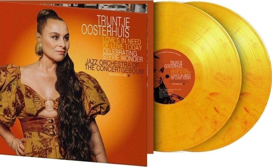 LP ploča Trijntje Oosterhuis - Love's In Need Of Love Today (Yellow Flame Coloured) (2 LP)