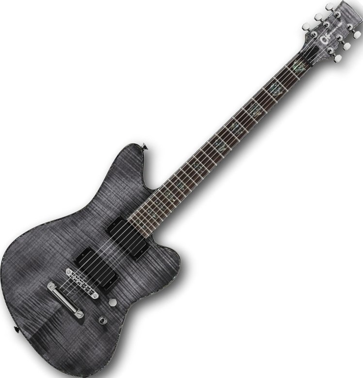 ギター Charvel Desolation Skatecaster SK-1 ST Charvel Desolation Skatecaster SK 1 ST Transparent Black - Muziker