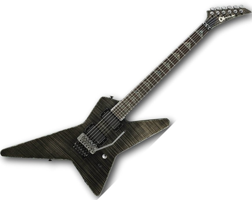 Charvel Desolation DST 1 FR Transparent Black - Muziker 