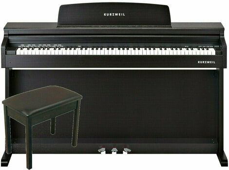 Piano digital Kurzweil M100 Simulated Rosewood Piano digital (Tao bons como novos) - 1