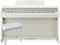 Kurzweil M100 White Piano digital