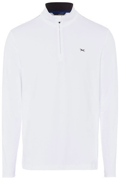 Polo majice Brax Tore Long Sleeve Mens Polo Shirt White XL