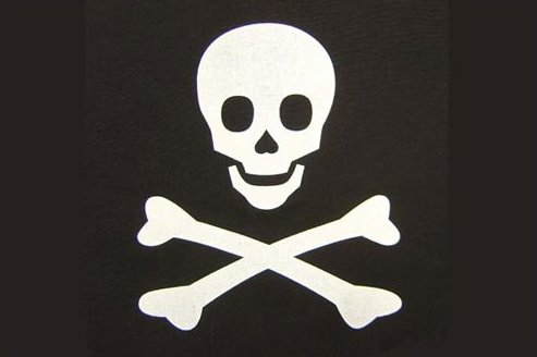 Upominki żeglarskie Sailor Pirate Flag 30 x 45 cm - 1