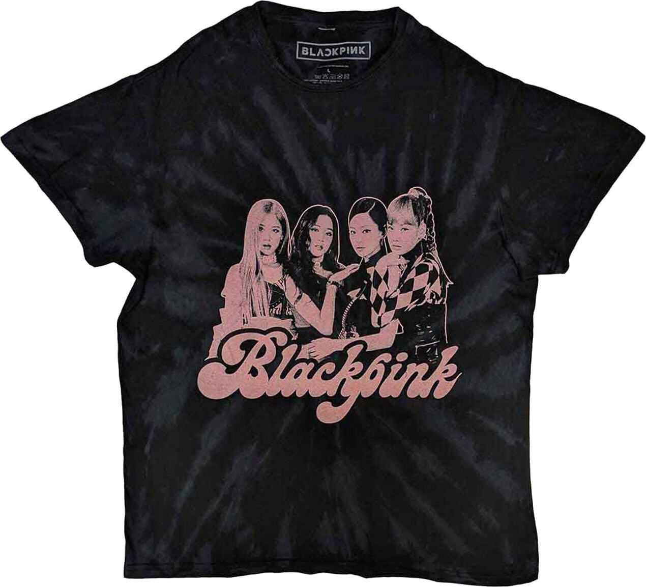 T-Shirt BLACKPINK Photo Black XL T-Shirt