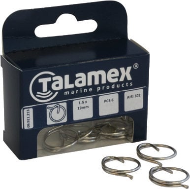 Tauwerk-Terminal / Segelspanner Talamex Key Ring 1,25 x 15 mm