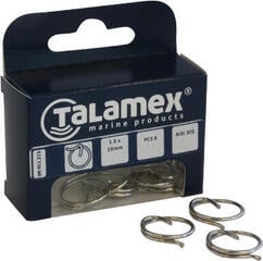 Wire Rope Terminal, Båt Rigging skruv Talamex Key Ring Wire Rope Terminal, Båt Rigging skruv
