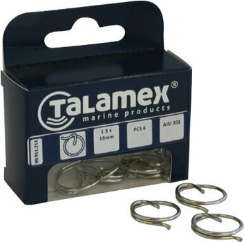 Σφιγκτήρας / Ανοξείδωτο Άκρο Πρέσας Talamex Key Ring 1,25 x 15 mm - 1