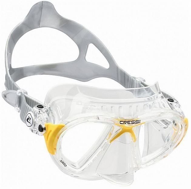 Maska za potapljanje Cressi Nano Crystal/Yellow