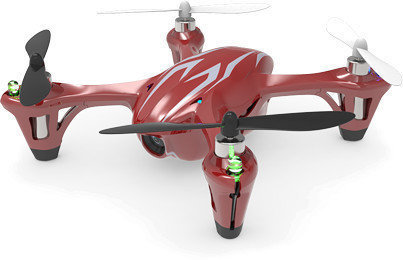 Dronă Hubsan H107C 720p Red/Grey