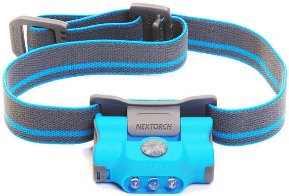 Stirnlampe batteriebetrieben Nextorch Eco Star Sky Blue 48 lm Kopflampe Stirnlampe batteriebetrieben