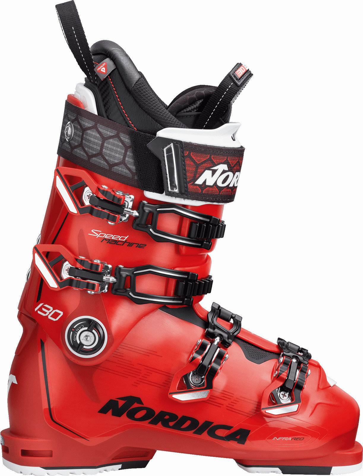 Chaussures de ski alpin Nordica Speedmachine 130 Red-Black-White 27.5 18/19