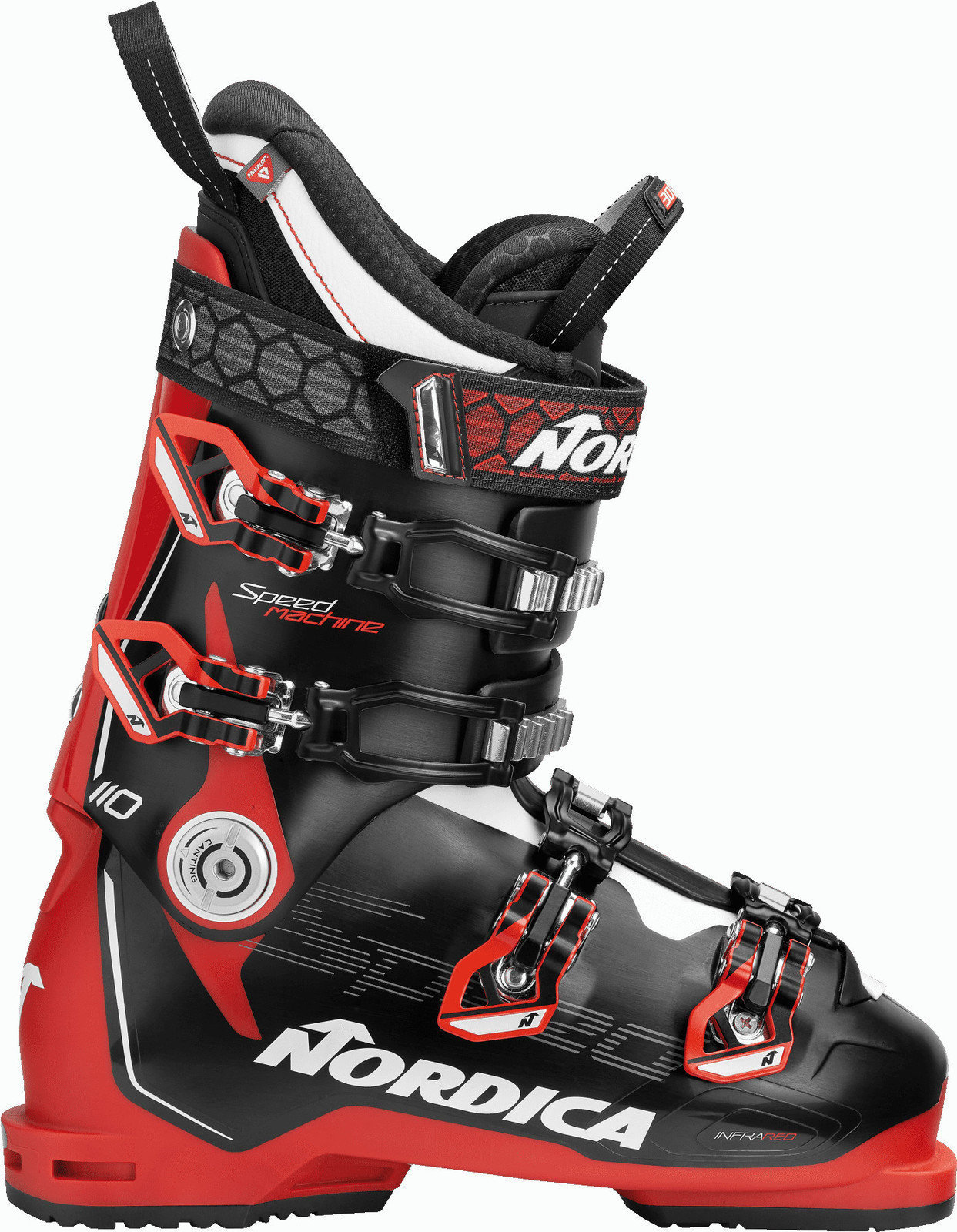 Alpineskischoenen Nordica Speedmachine Black/Red/White 280 Alpineskischoenen