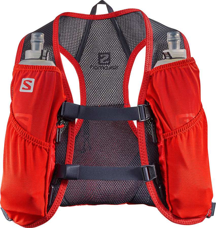 Running backpack Salomon Agile 2 Set Fiery Red Running backpack