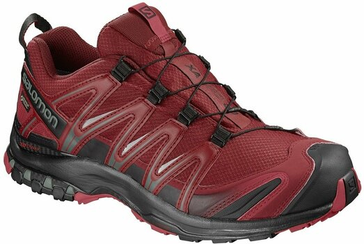 Mens Outdoor Shoes Salomon XA Pro 3D GTX Red Dahlia/Black/Barbados Cherry 44 2/3 Mens Outdoor Shoes - 1