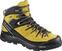 Chaussures outdoor hommes Salomon X Alp Mid Ltr GTX Green Suplhur/Vintage Kaki/Black 10,5