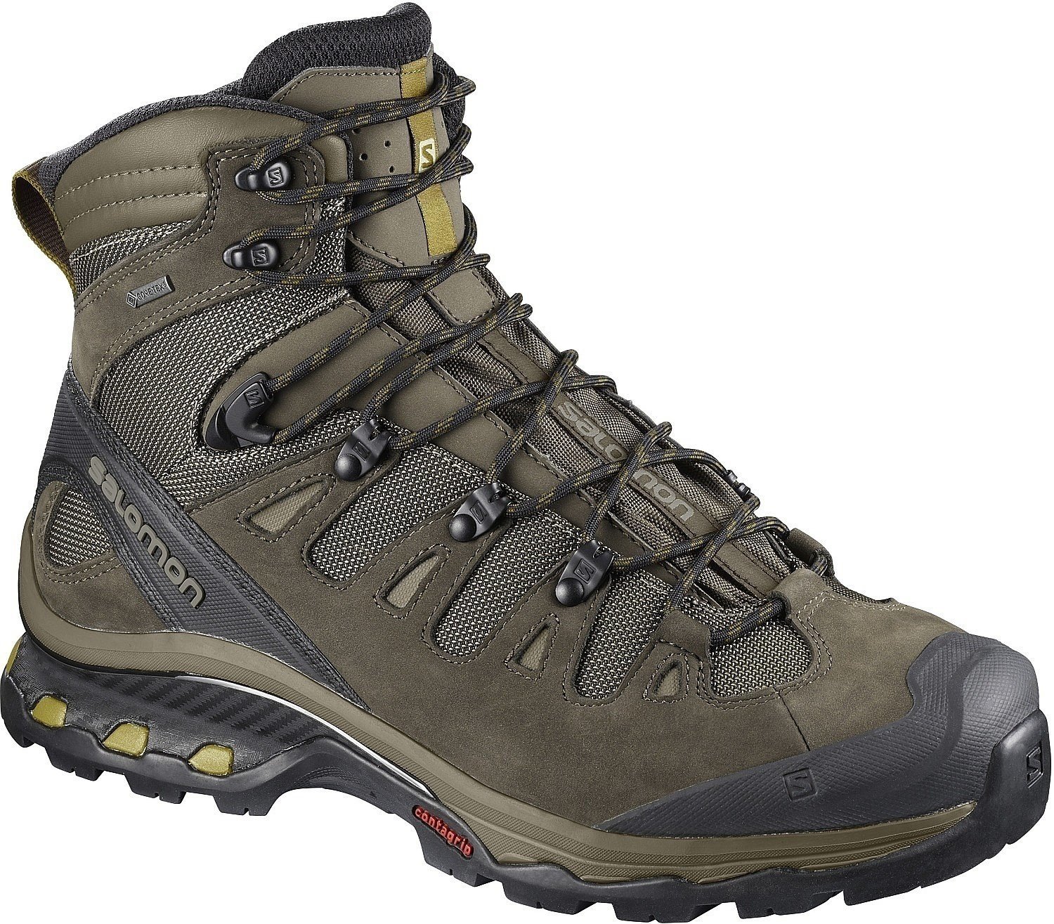 Buty męskie trekkingowe Salomon Quest 4D 3 GTX Wren/Bungee Cord 44 2/3 Buty męskie trekkingowe