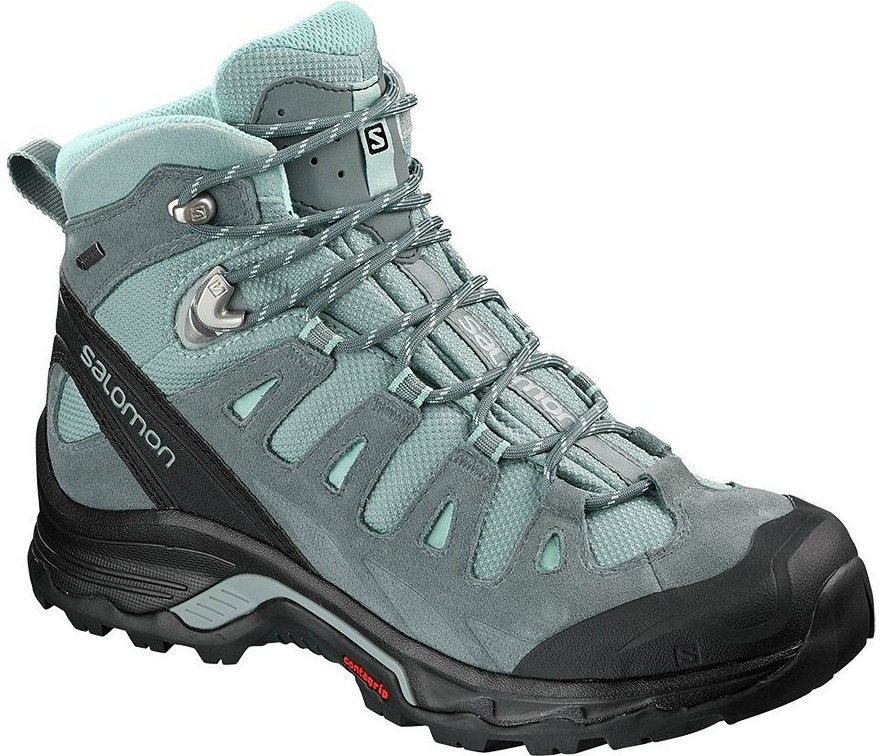 Womens Outdoor Shoes Salomon Quest Prime GTX W Lead/Stormy Weather/Eggshell Blue 39 1/3 Womens Outdoor Shoes