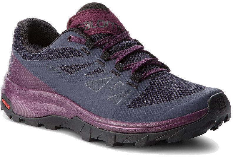 Ženski pohodni čevlji Salomon Outline GTX W Graphite/Potent Purple 37 1/3 Ženski pohodni čevlji
